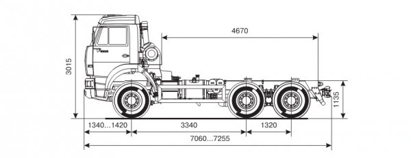 КАМАЗ - 65111 (шасси)